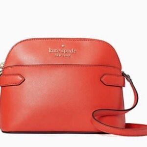 NWT: Kate Spade Staci Dome Crossbody Saffiano Leather.
